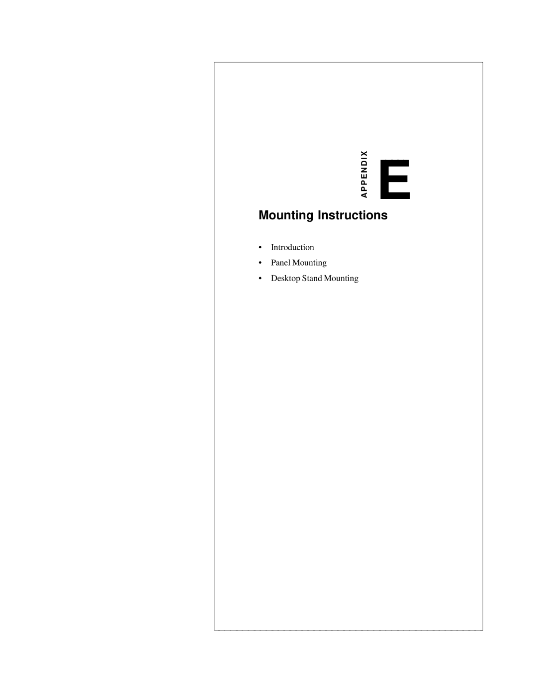 Advantech PPC-120, PPC-140 manual Mounting Instructions 