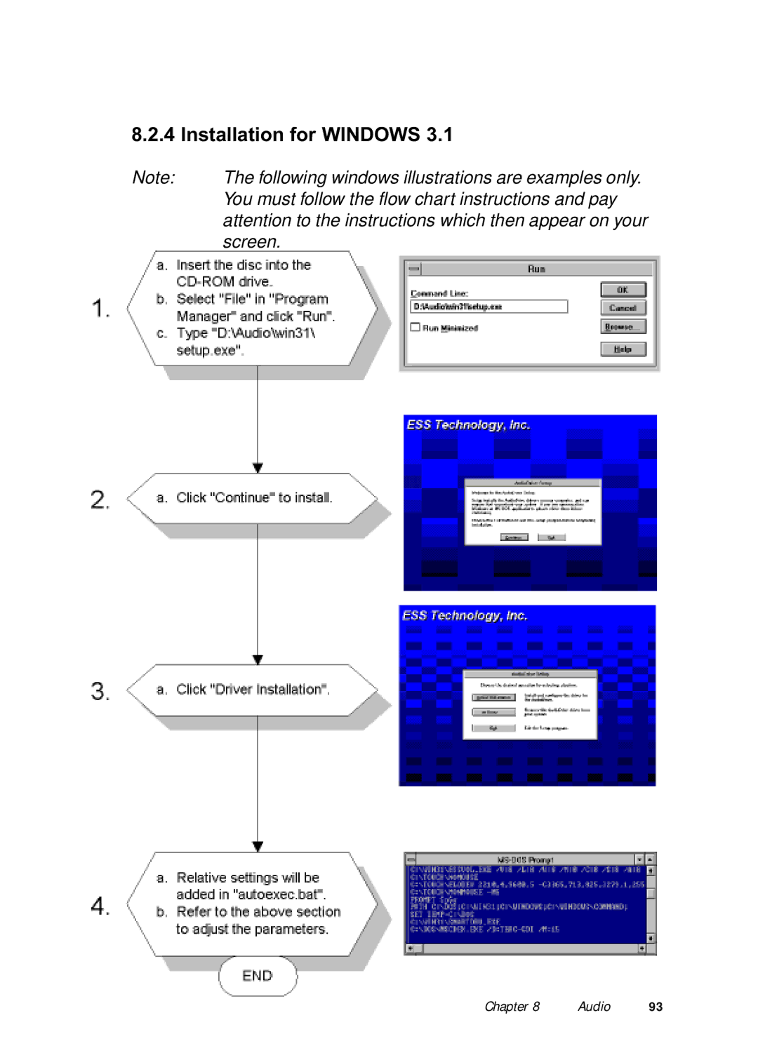 Advantech PPC-150 manual Following windows illustrations are examples only 