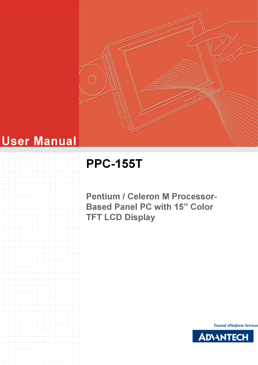 Advantech PPC-155T user manual 