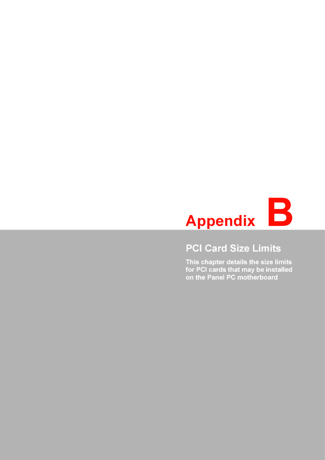 Advantech PPC-155T user manual Appendix B 