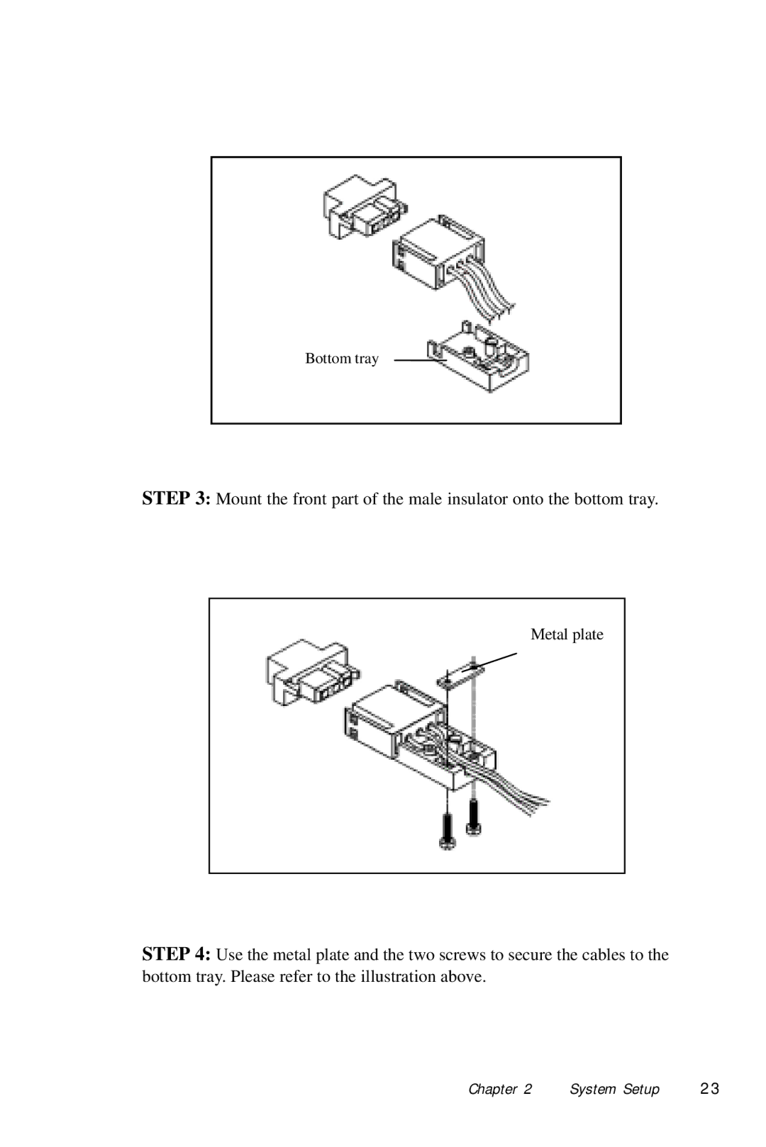 Advantech PPC-A84/A120-X5X user manual Bottom tray 