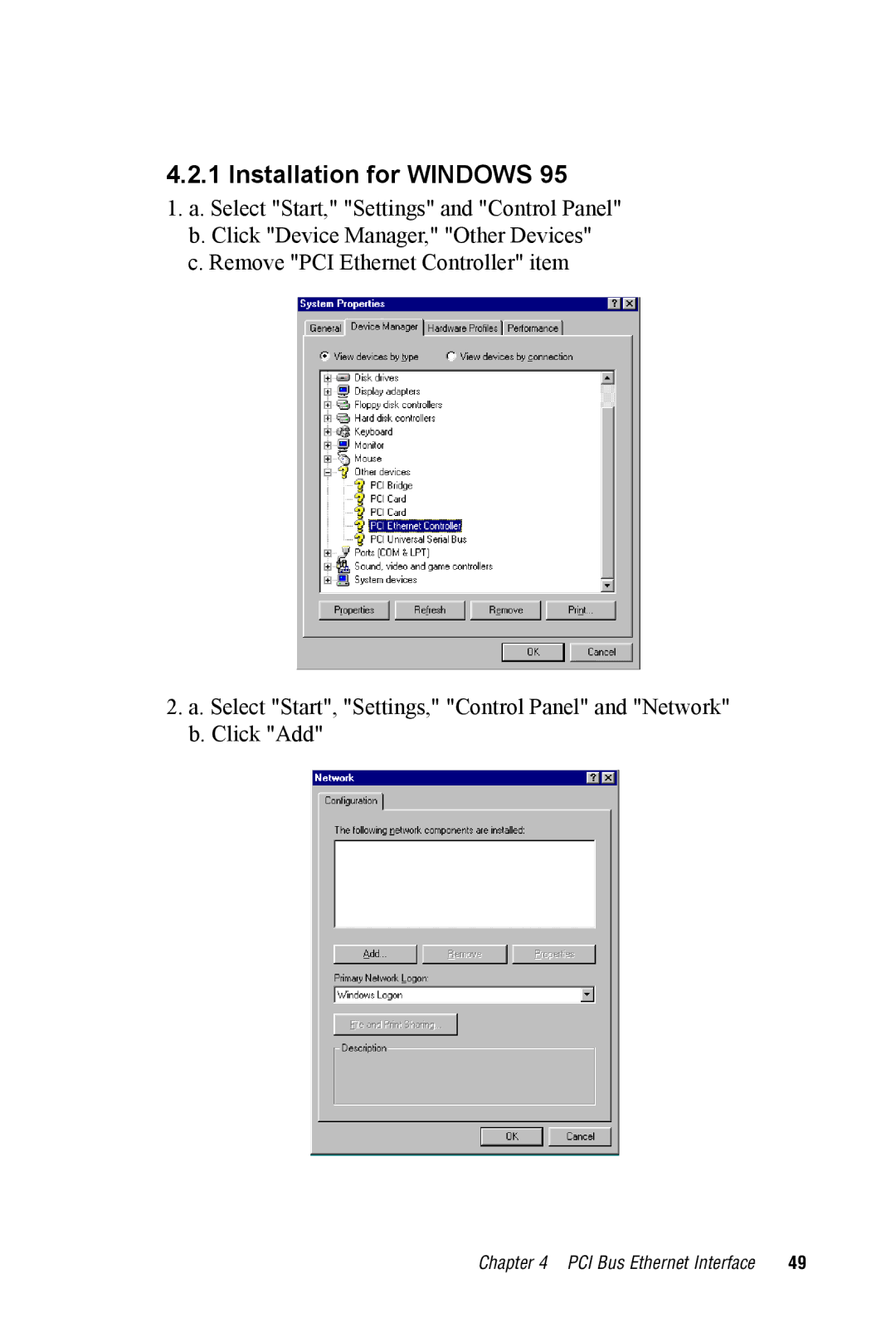 Advantech PPC-A84/A120-X5X user manual Installation for Windows 