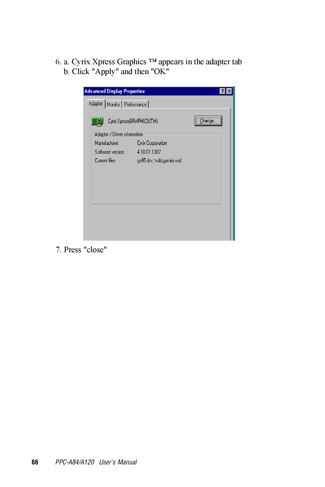 Advantech PPC-A84/A120-X5X user manual 