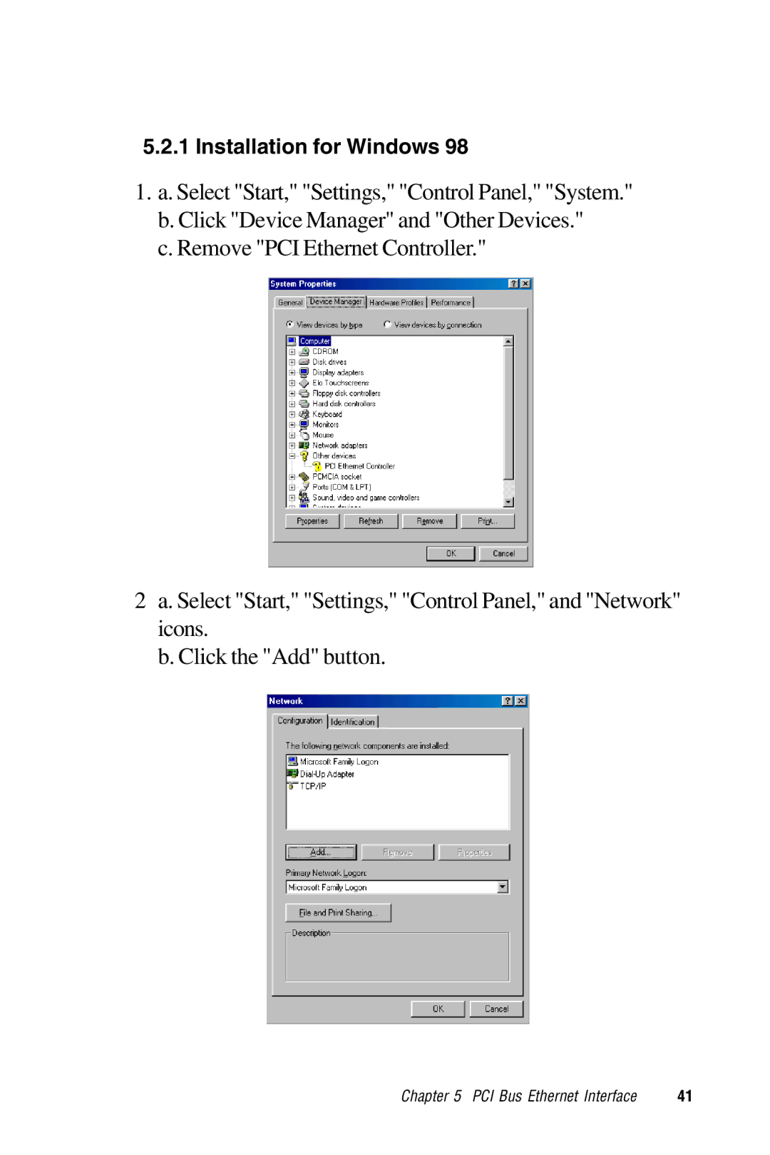 Advantech PPC-S123 manual Installation for Windows 