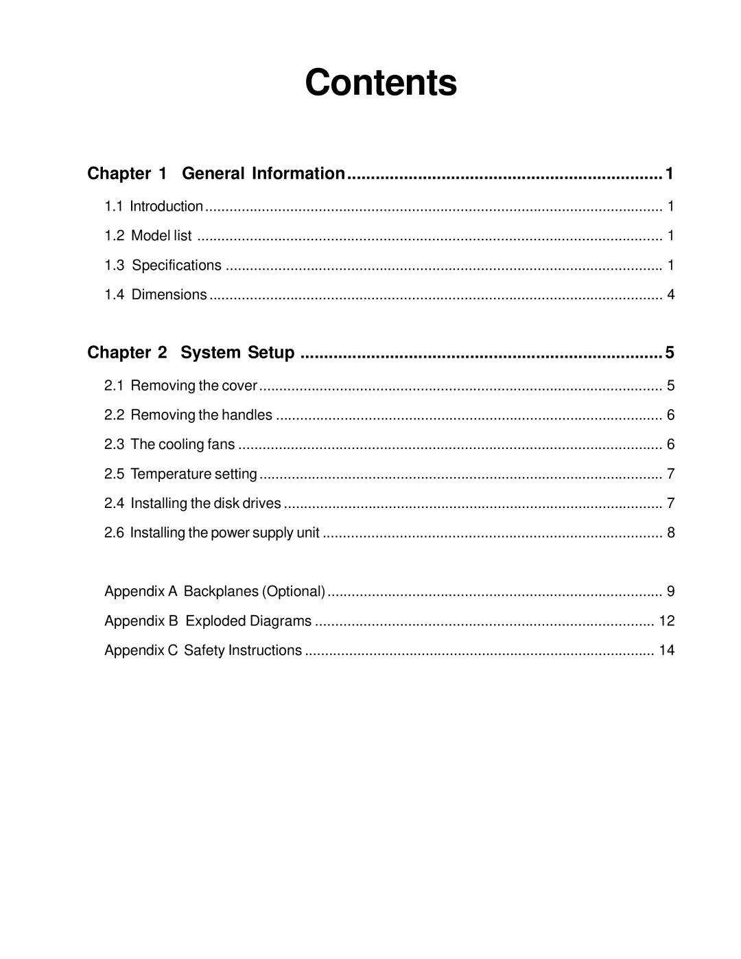 Advantech SPC-530 user manual Contents 