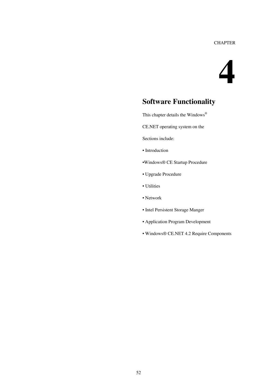 Advantech SPC-57 user manual Software Functionality 