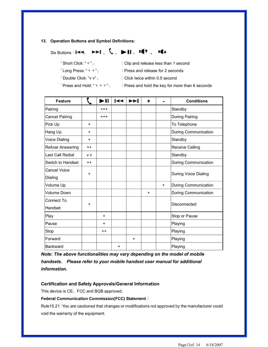 Advantek Networks ABT-SPK-A8 user manual Certification and Safety Approvals/General Information, ＋＋＋ 」 