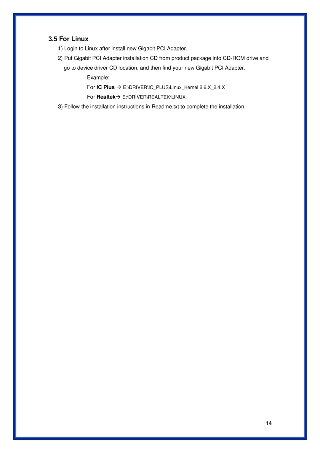 Advantek Networks ALN-328R user manual For Linux 