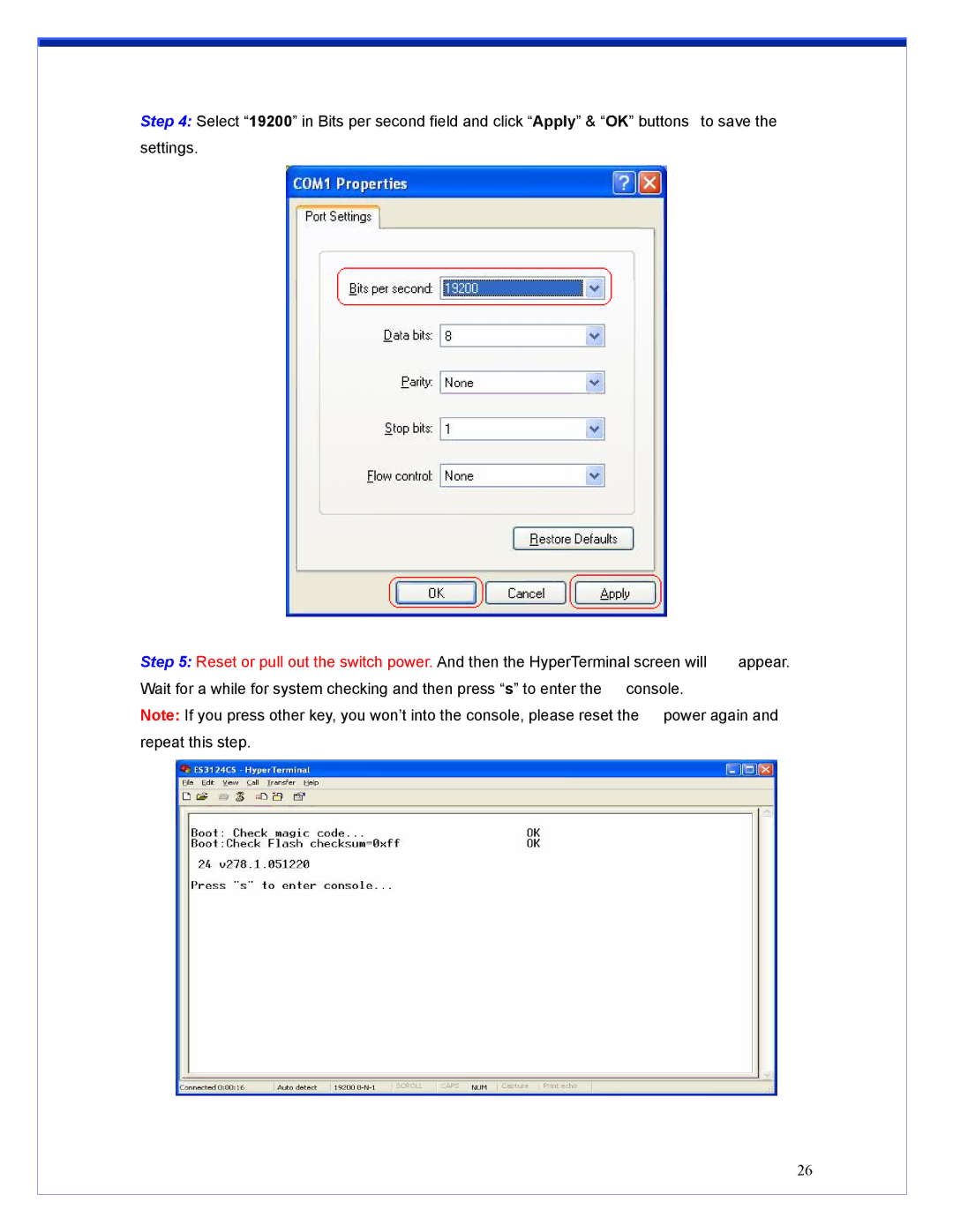 Advantek Networks ANS-24RV user manual 