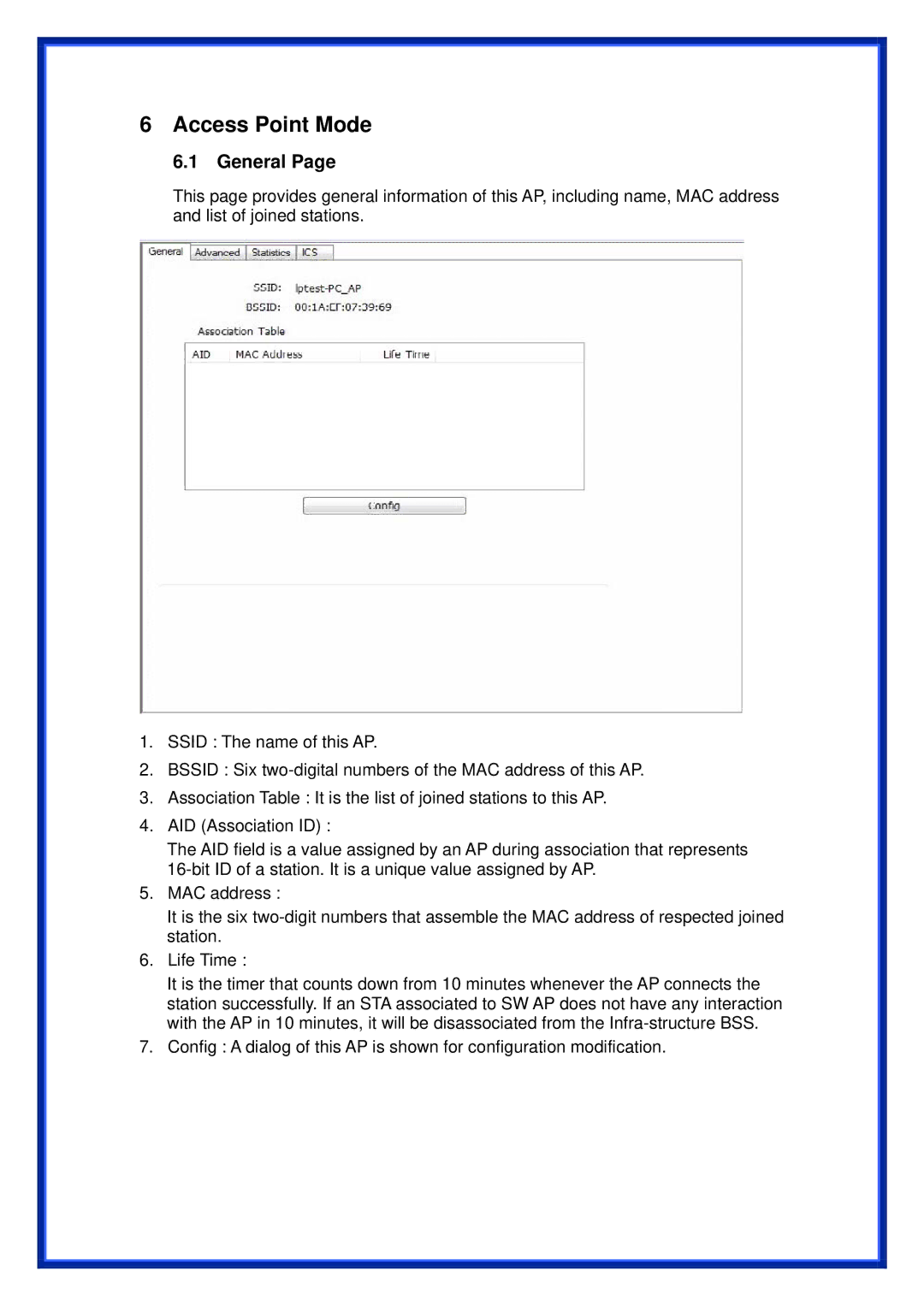 Advantek Networks AWN-11N-USB manual Access Point Mode 