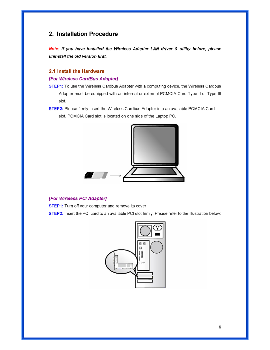 Advantek Networks AWN-MIMO-54RA user manual Installation Procedure 