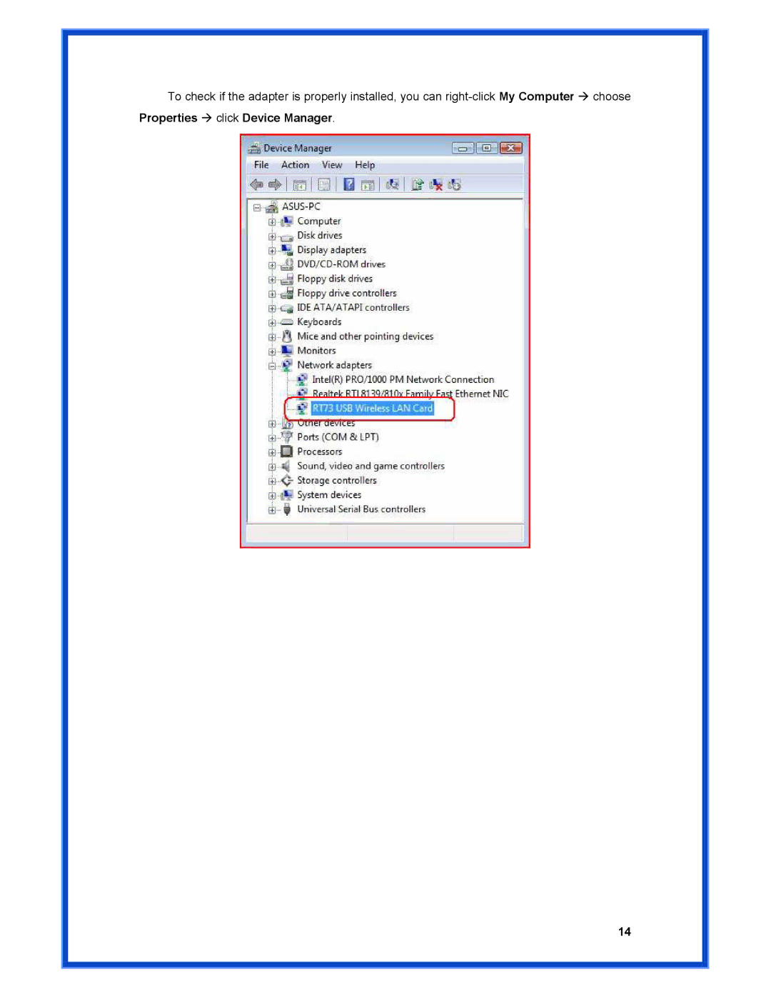 Advantek Networks AWN-USB-54S user manual 