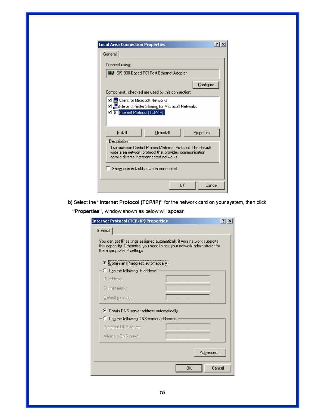 Advantek Networks AWR-MIMO-54RA user manual “Properties”, window shown as below will appear 