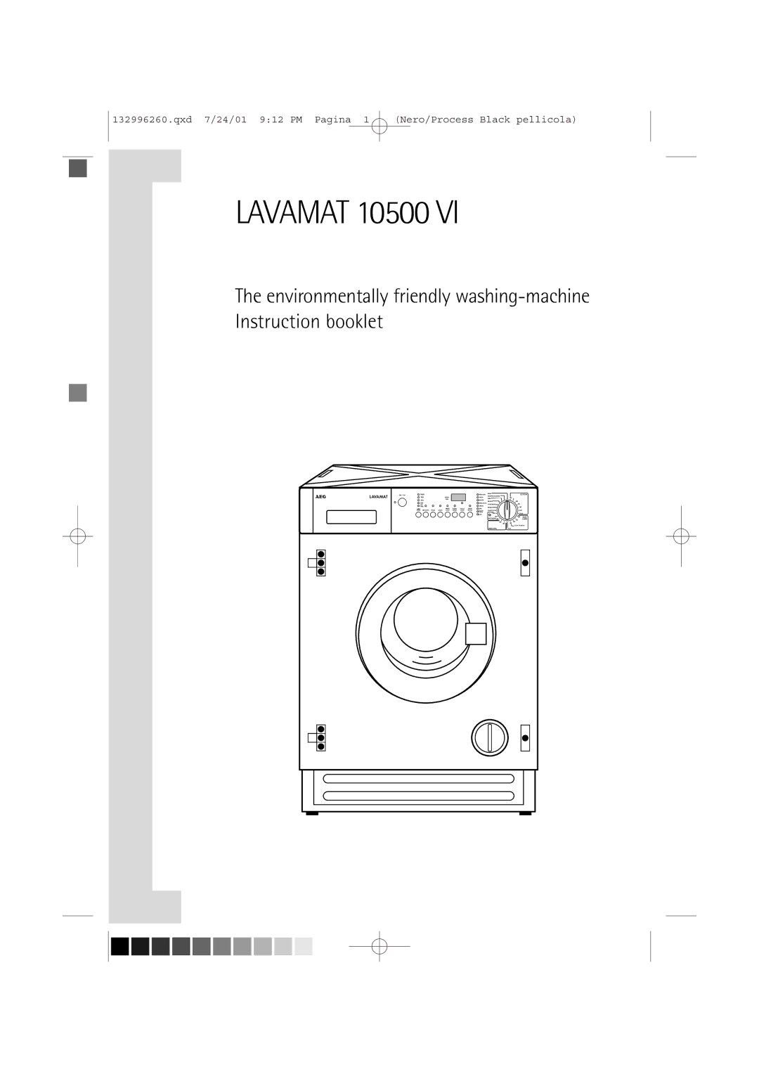 AEG 10500 VI manual Lavamat 10500 