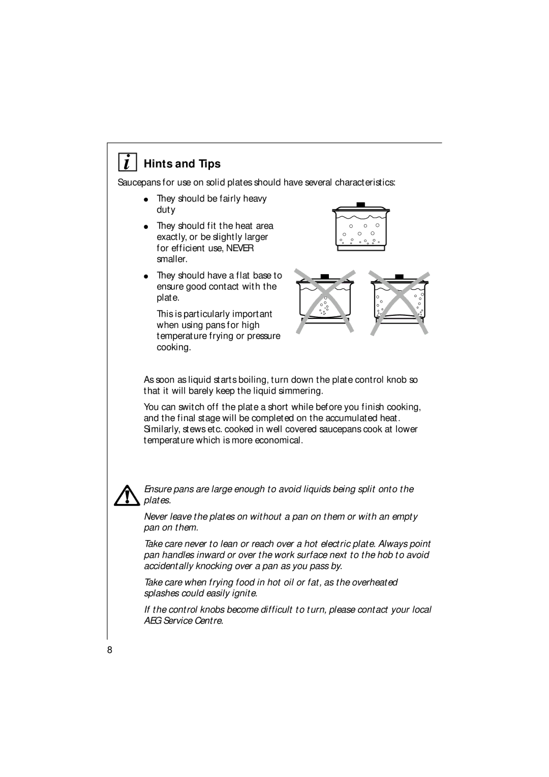 AEG 111 K - W/D/G manual Hints and Tips 