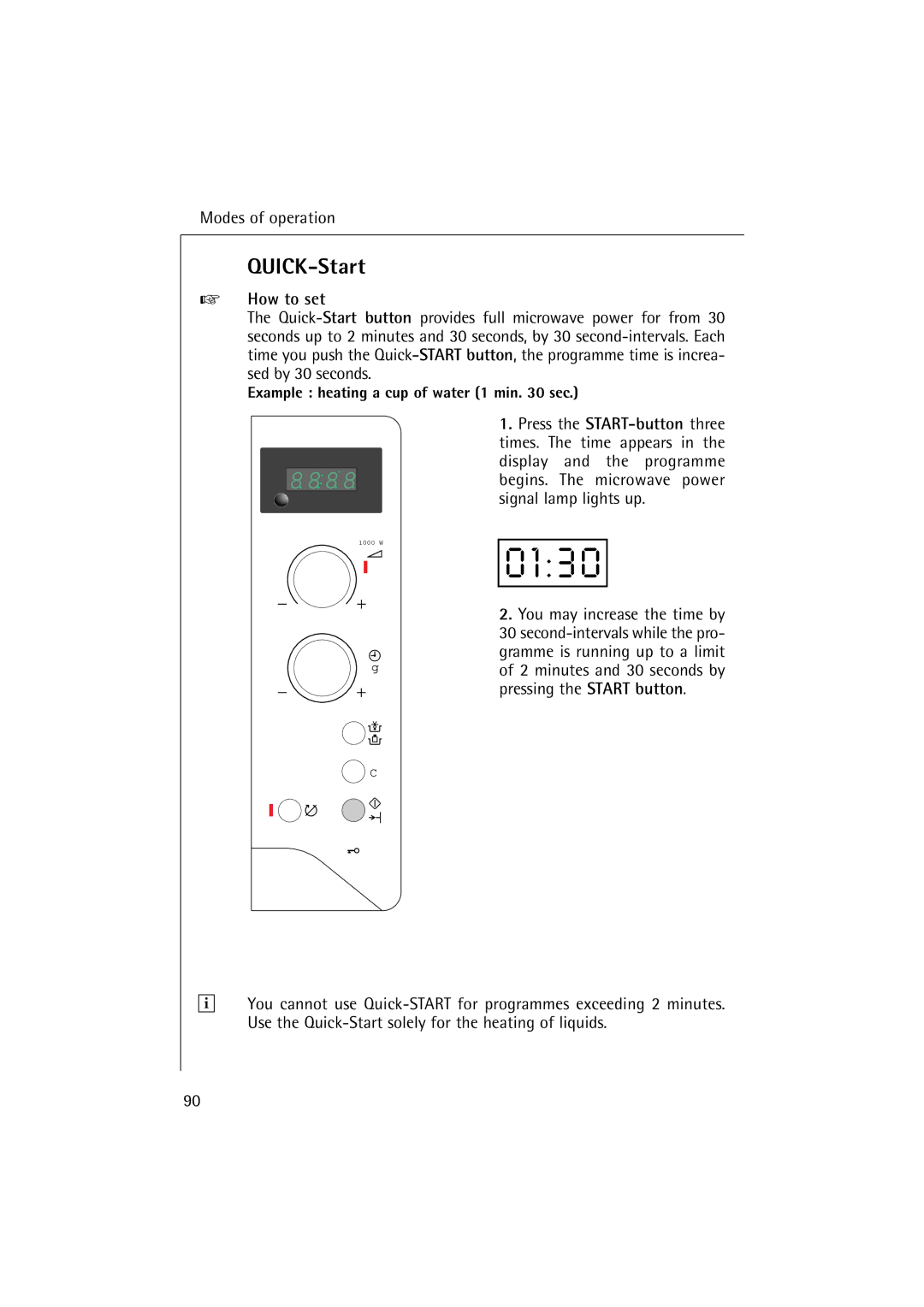 AEG 1231 E manual QUICK-Start, How to set 