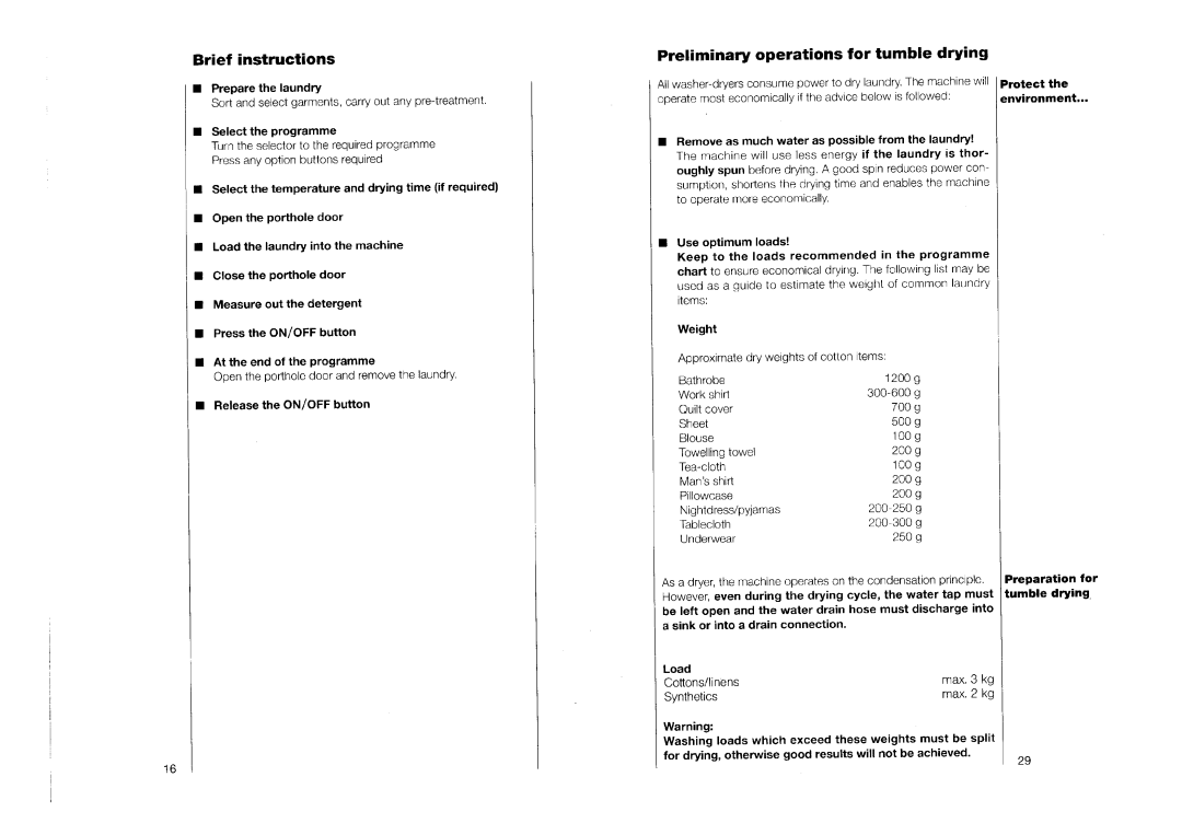 AEG 1263 manual 