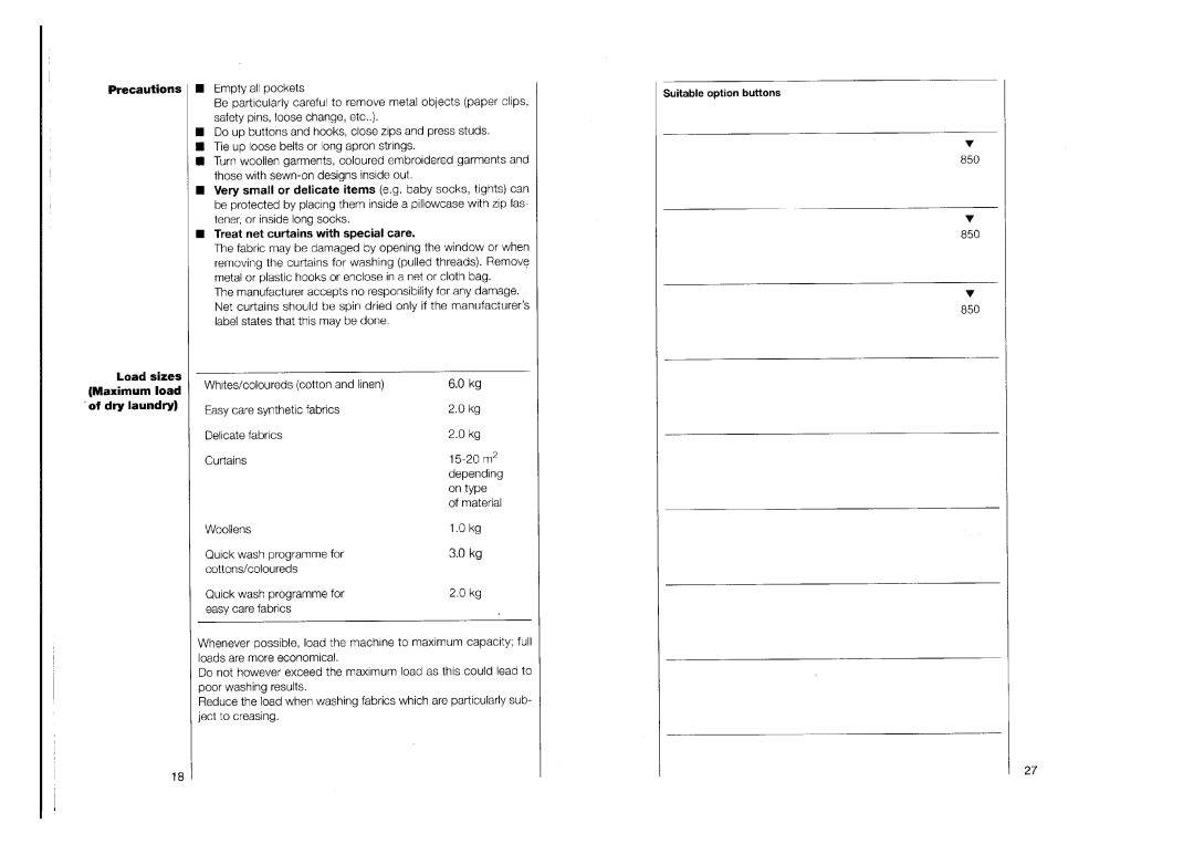 AEG 1263 manual 