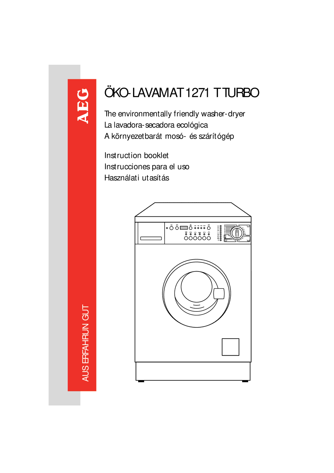 AEG manual ÖKO-LAVAMAT 1271 T Turbo 