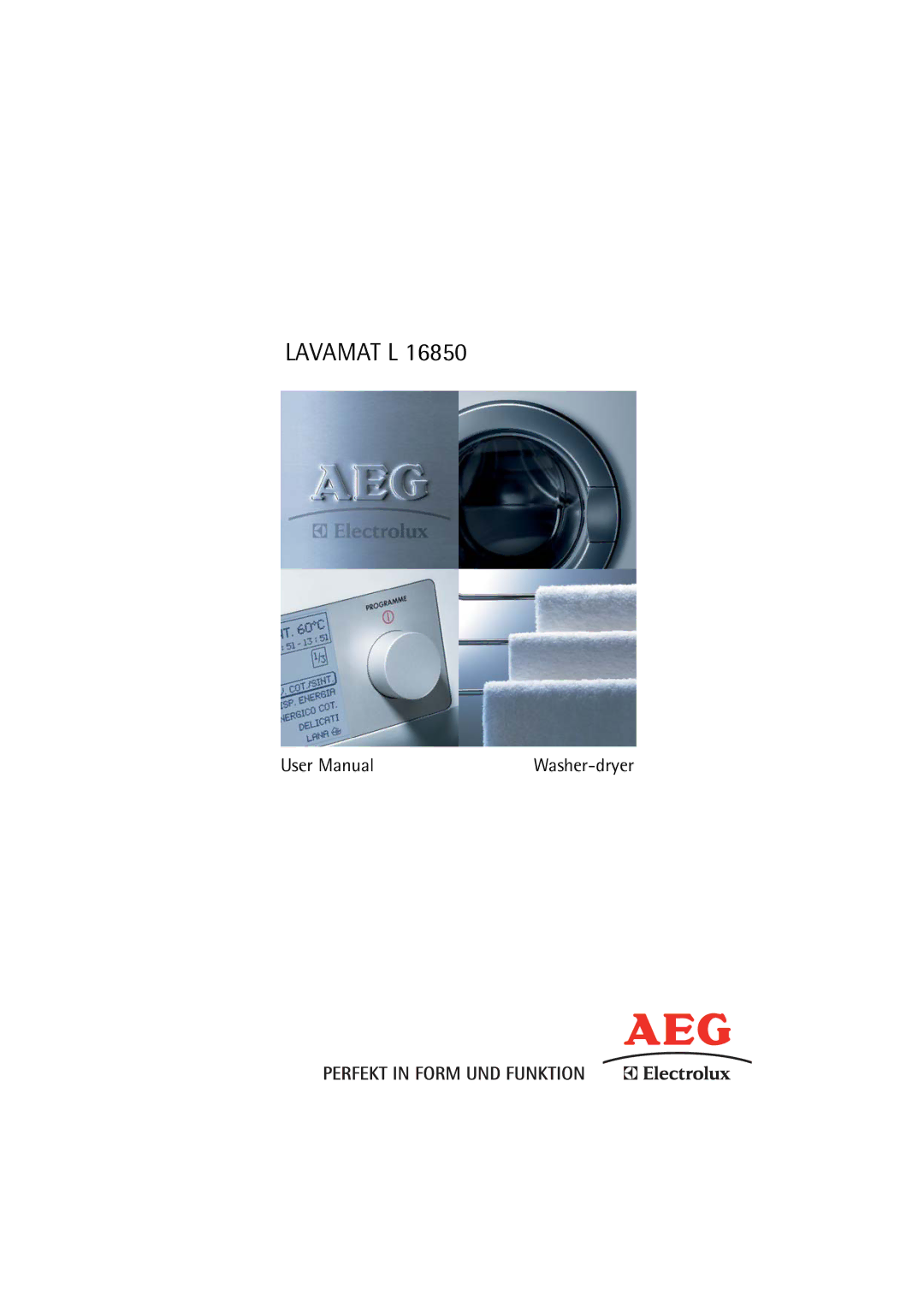 AEG 16850 user manual Lavamat L 