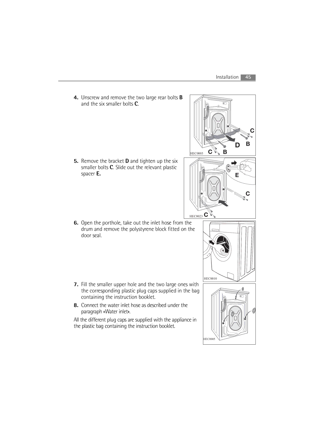 AEG 16850 user manual HEC0003 