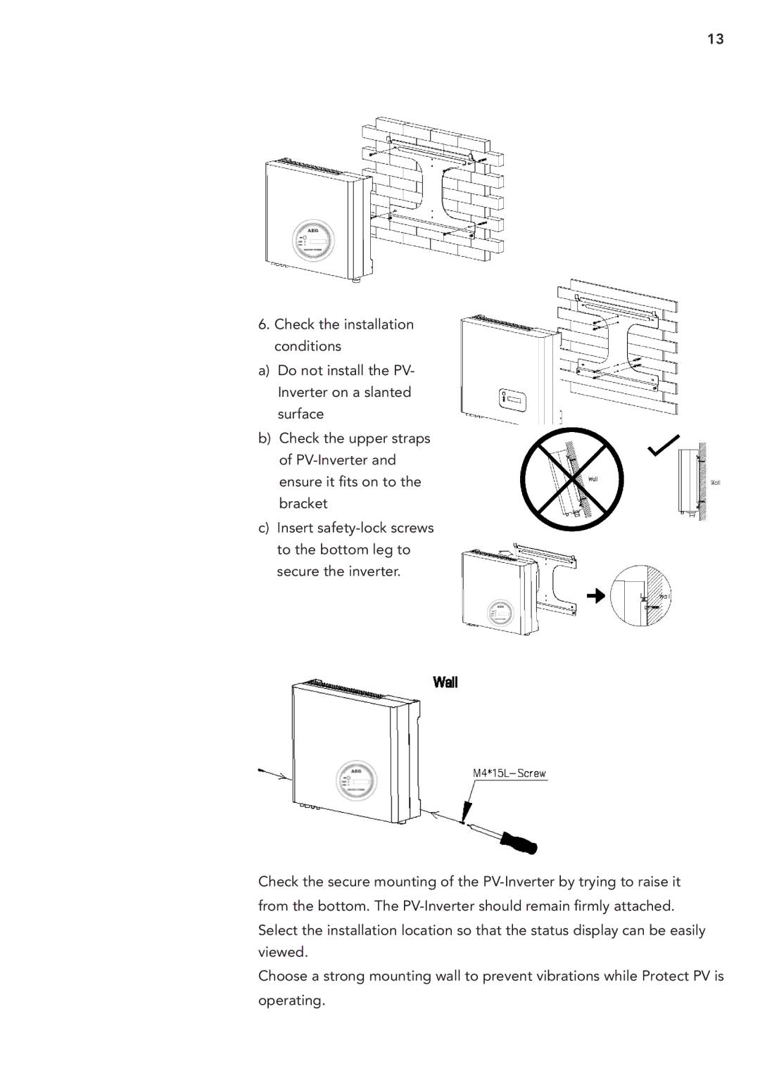 AEG PV 2000 operating instructions 