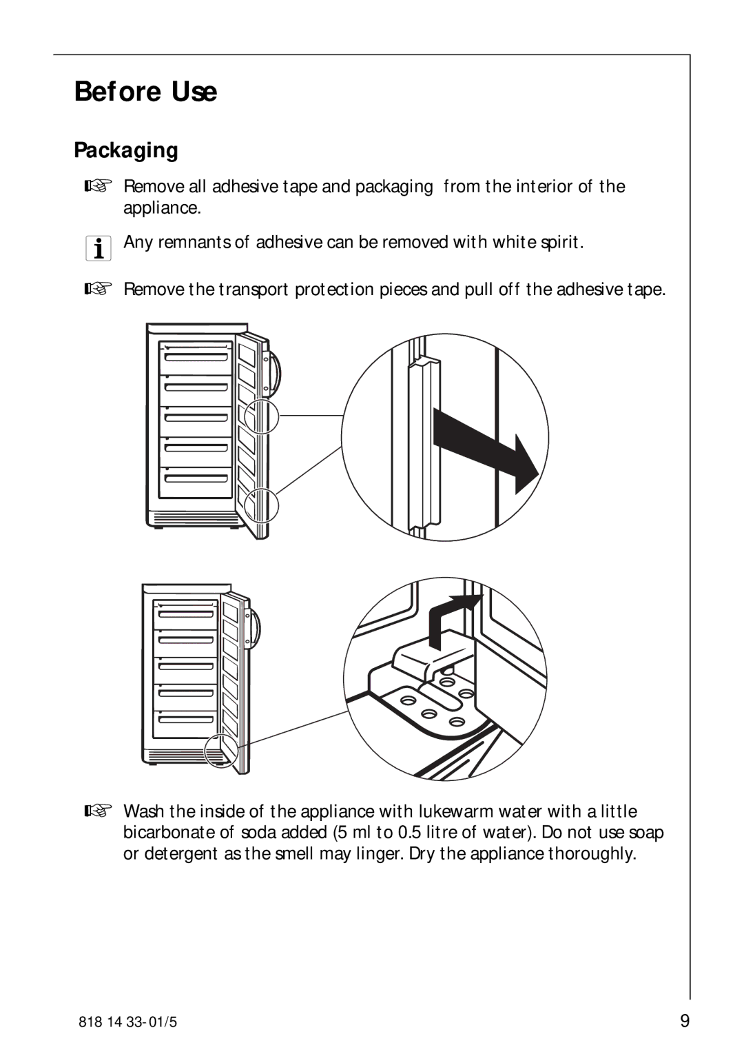 AEG 2150-6GS manual Before Use 