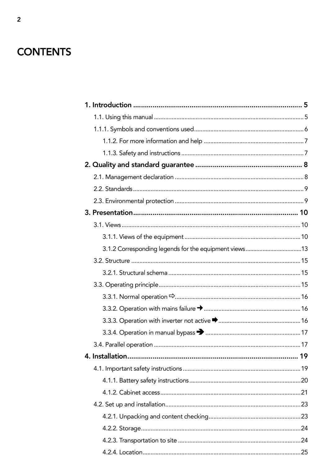 AEG 2.33 2 user manual Contents 