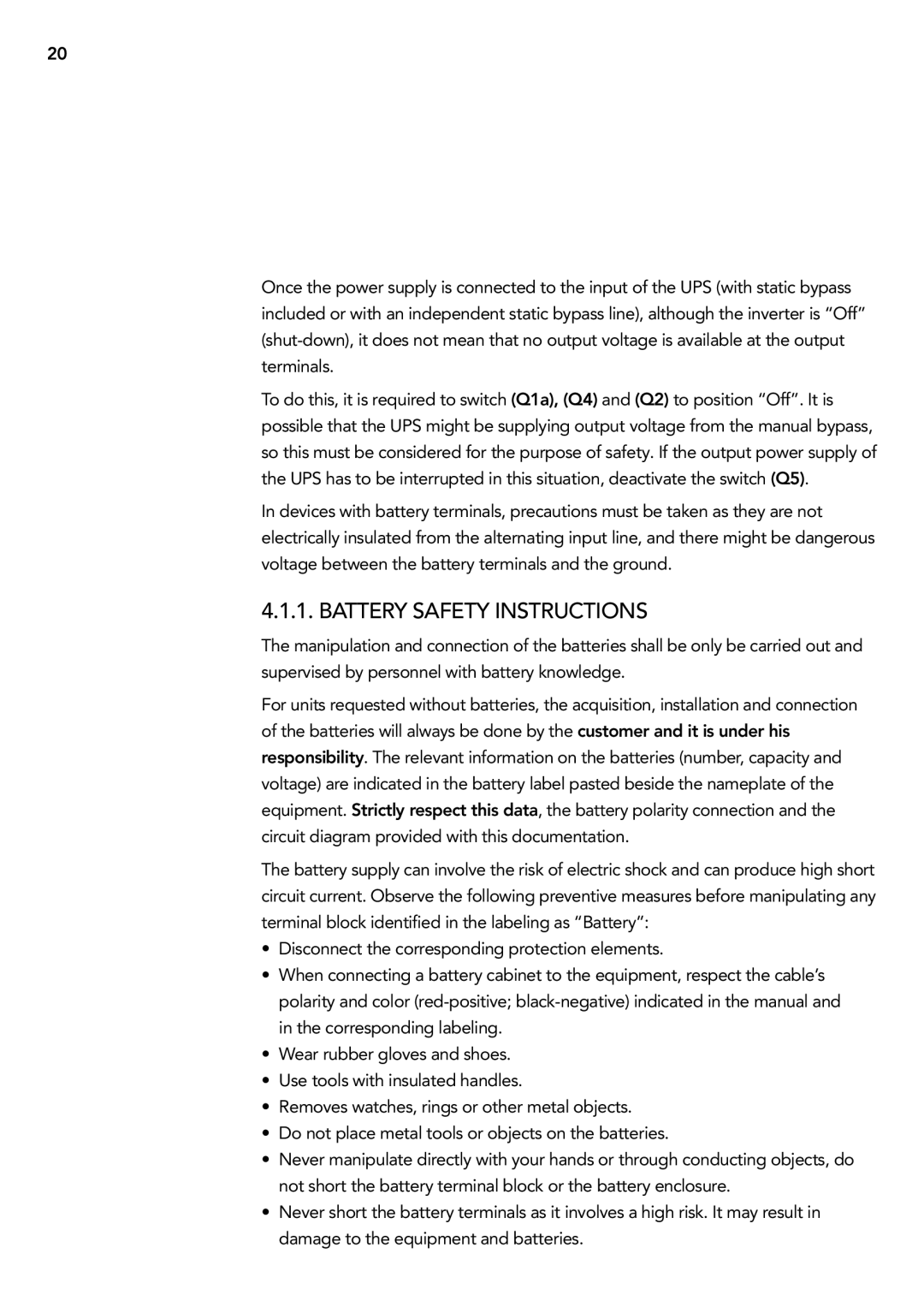 AEG 2.33 2 user manual Battery safety instructions 