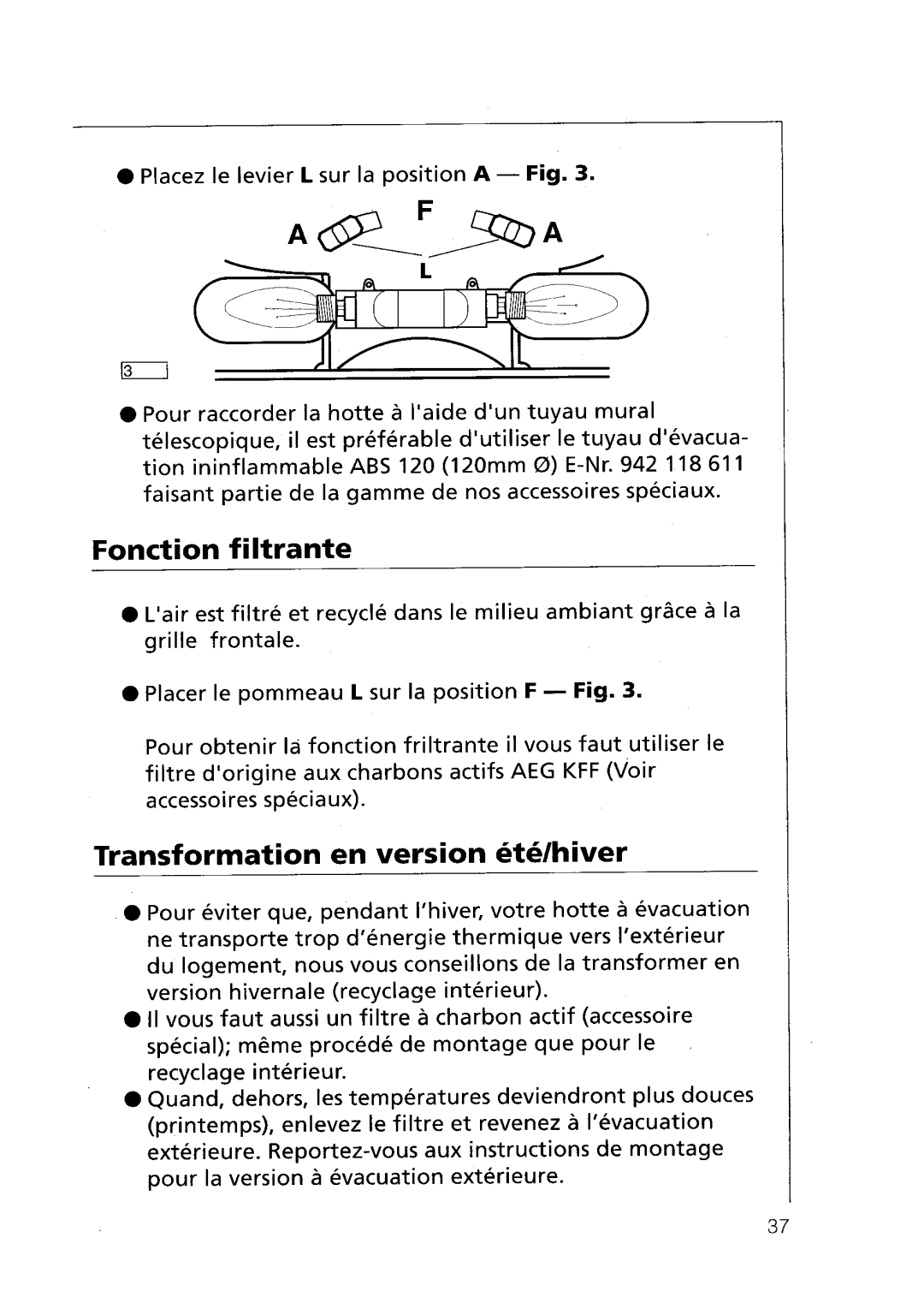 AEG 239 D, 230 D installation instructions 