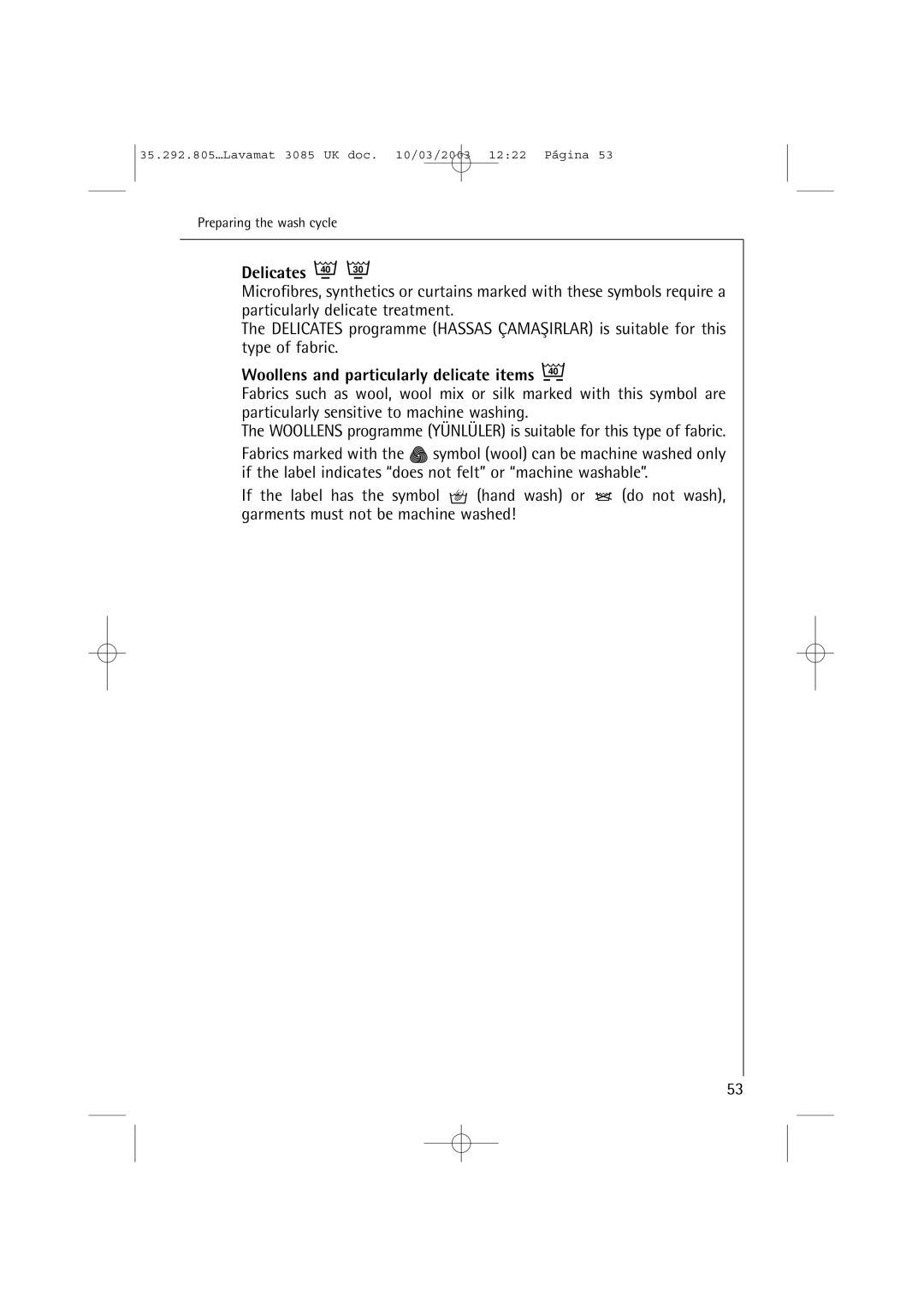 AEG 3085 manual 