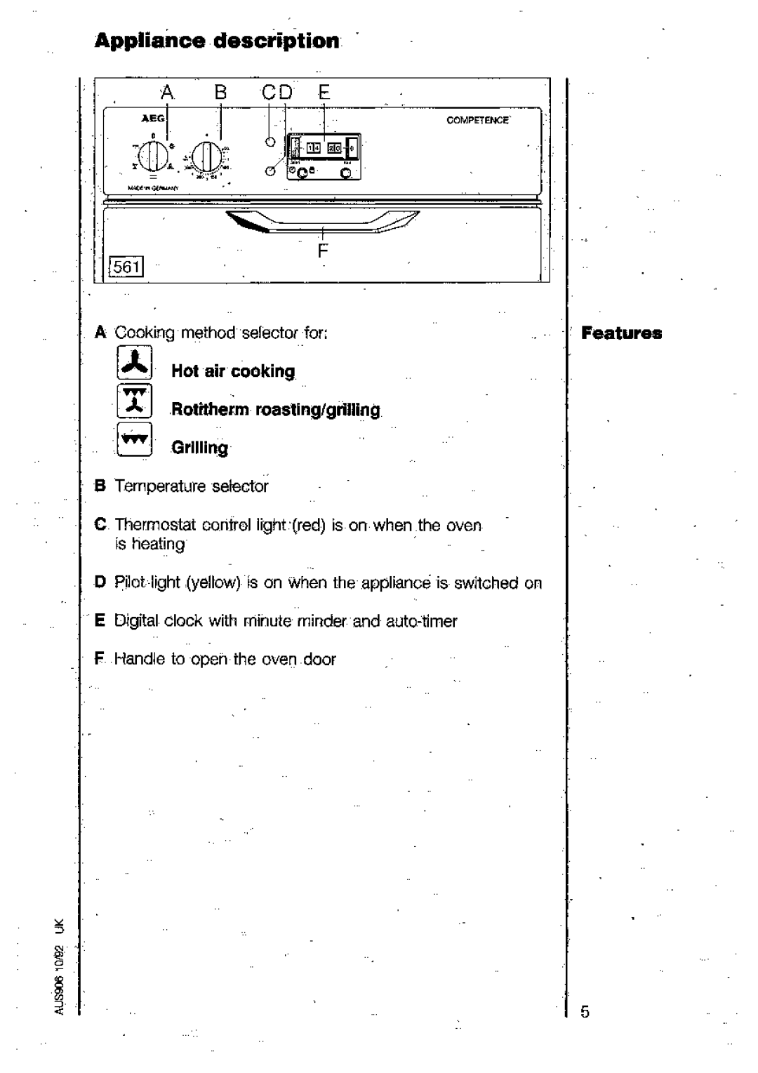 AEG 312B manual 