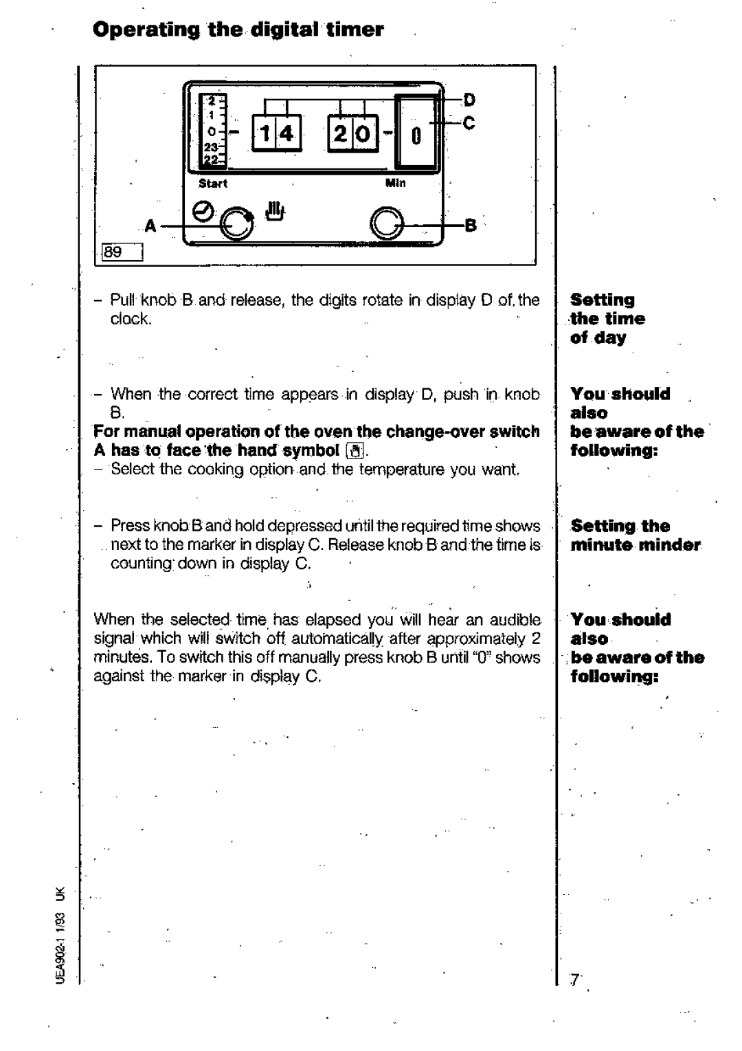 AEG 312B manual 