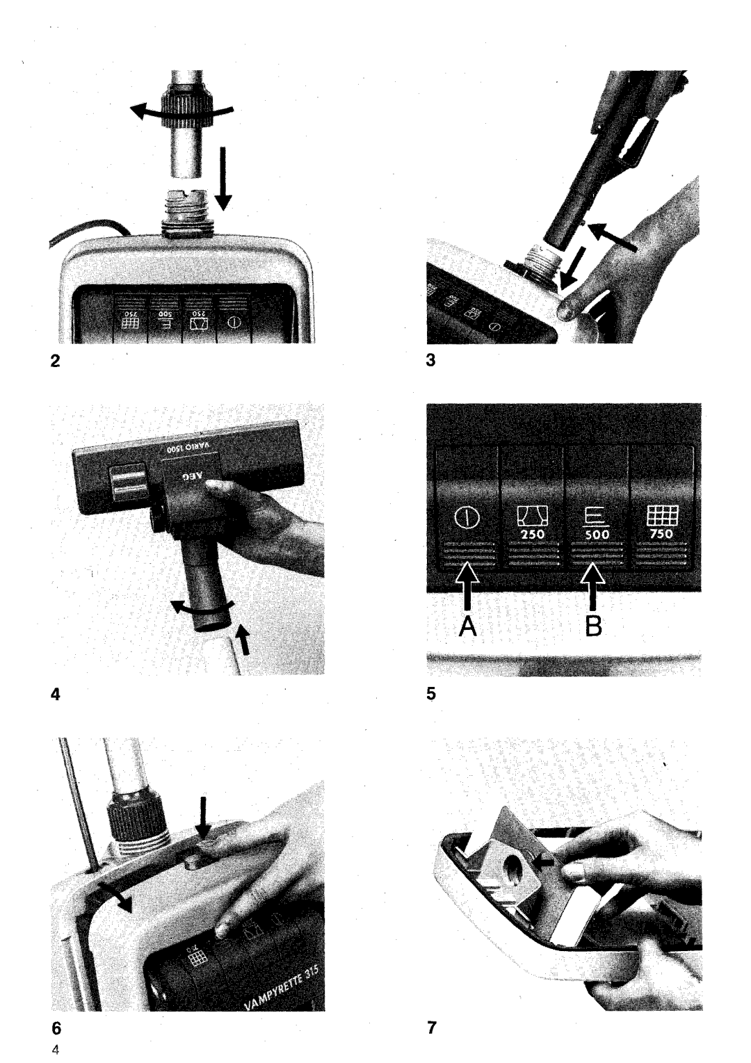 AEG 315 manual 