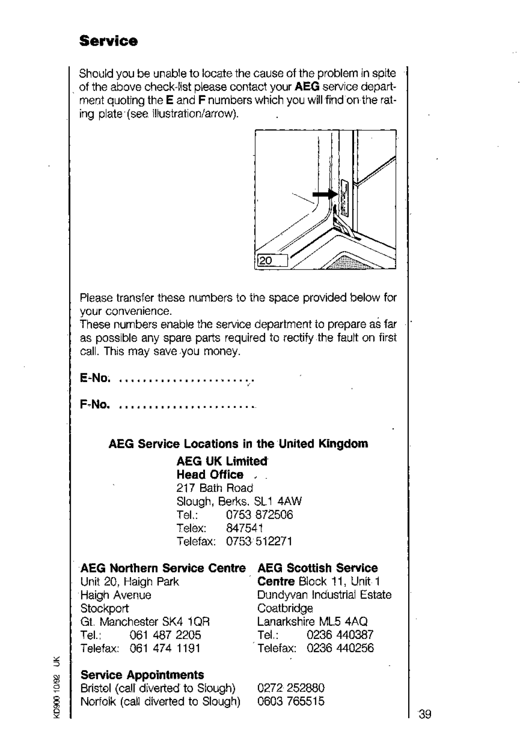 AEG 318V manual 