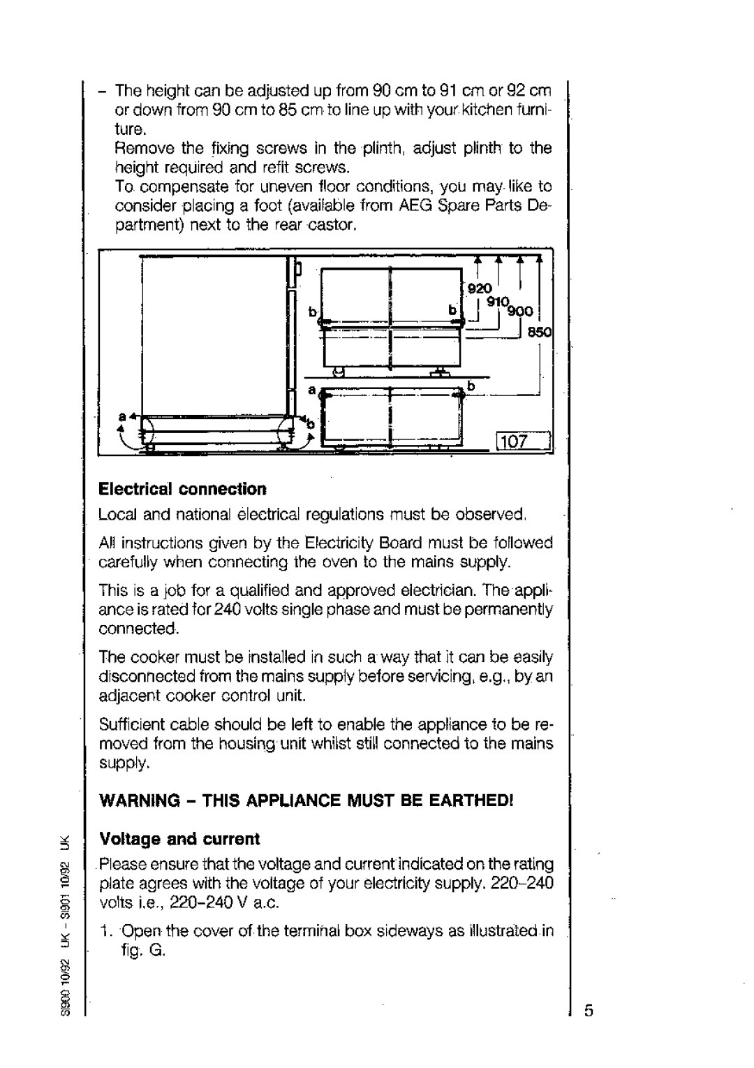 AEG 318V manual 