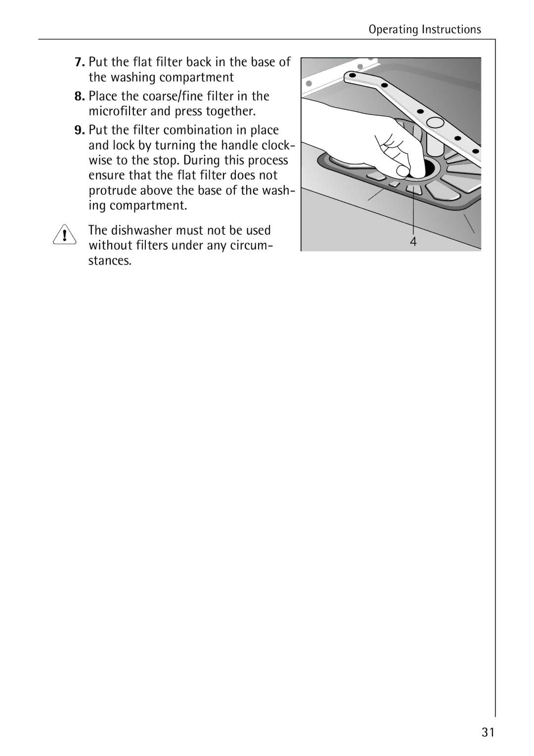 AEG 40740 manual Stances 