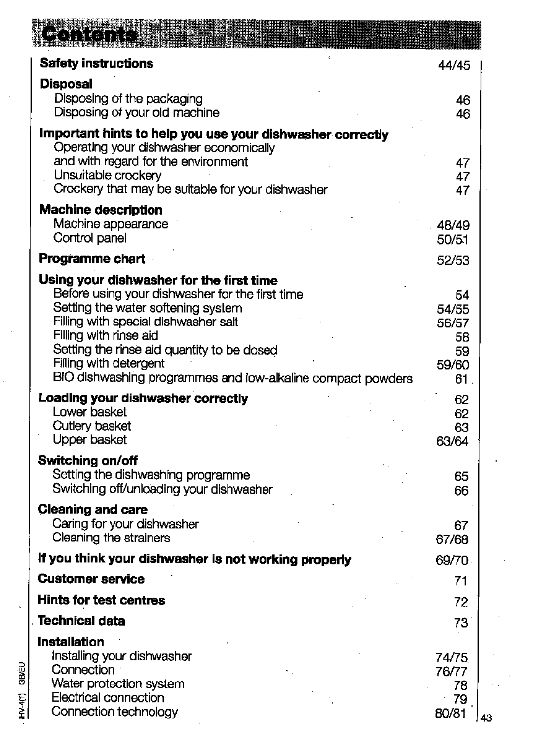 AEG 4159 manual 