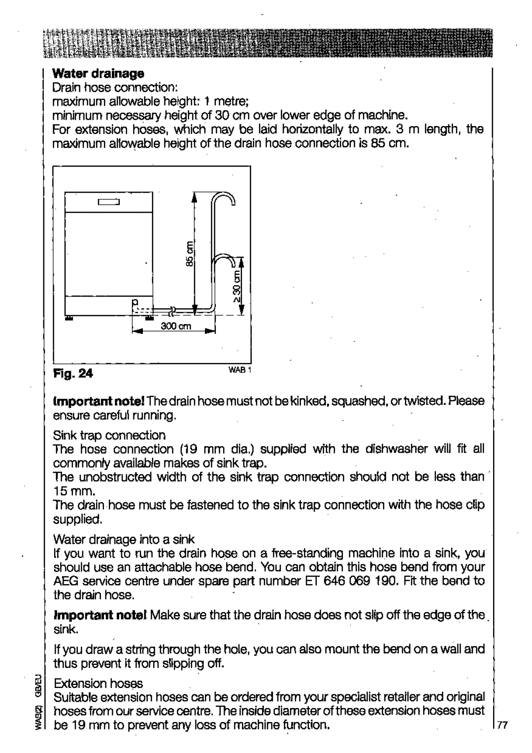 AEG 4159 manual 