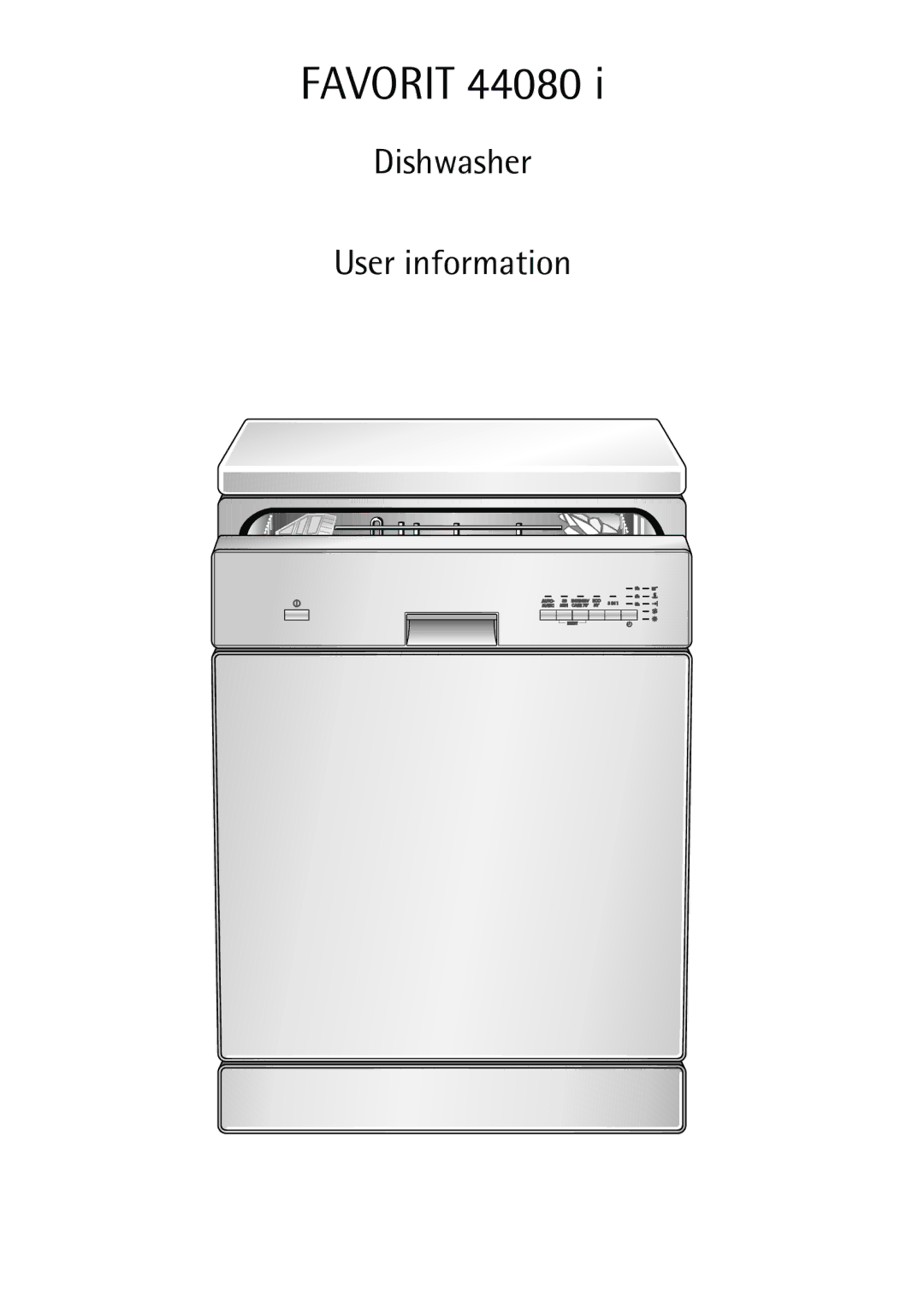 AEG 44080 I manual Favorit 44080 