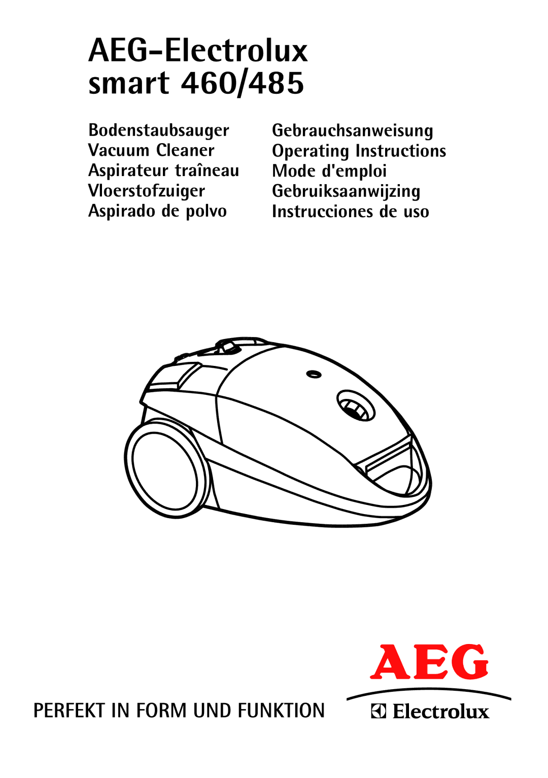 AEG manual AEG-Electrolux smart 460/485 