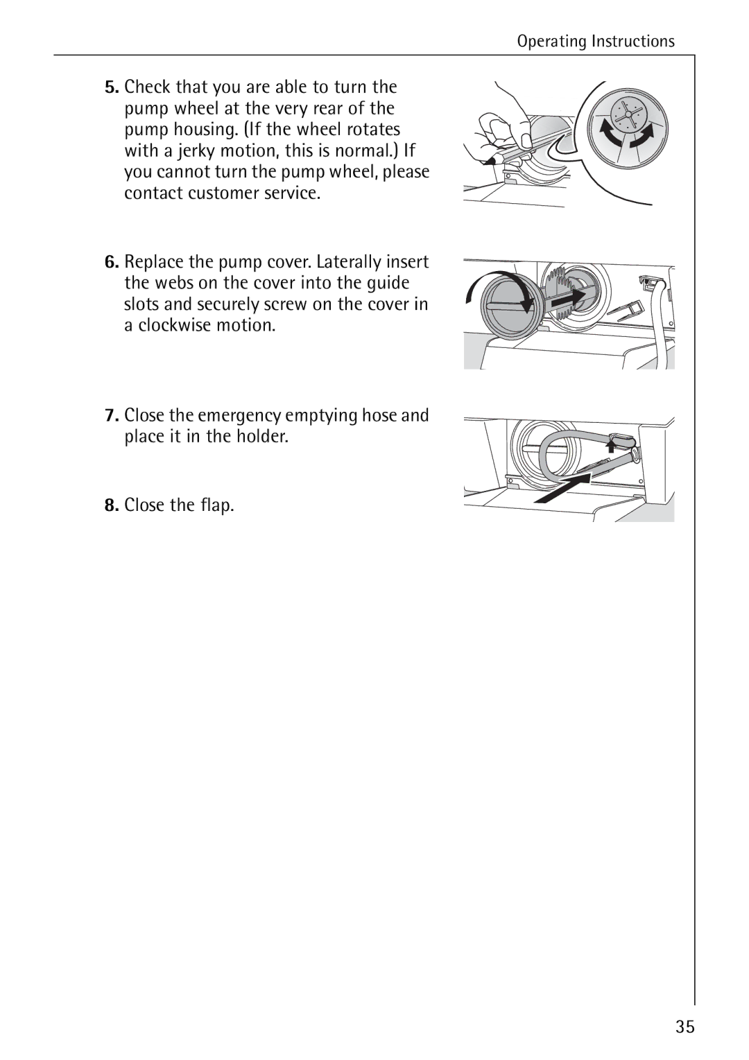 AEG 50265 manual Operating Instructions 