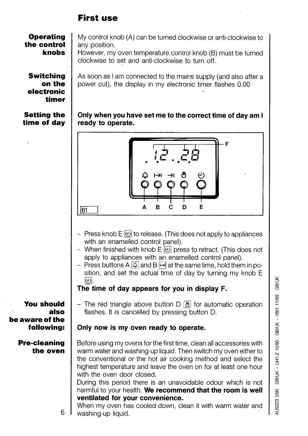 AEG 520B manual 