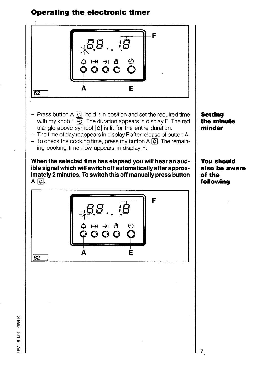 AEG 520B manual 