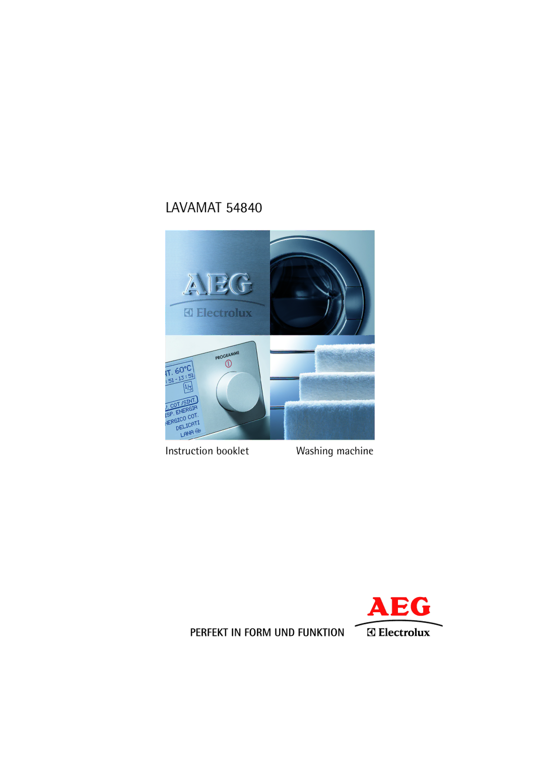 AEG 54840 manual Lavamat 