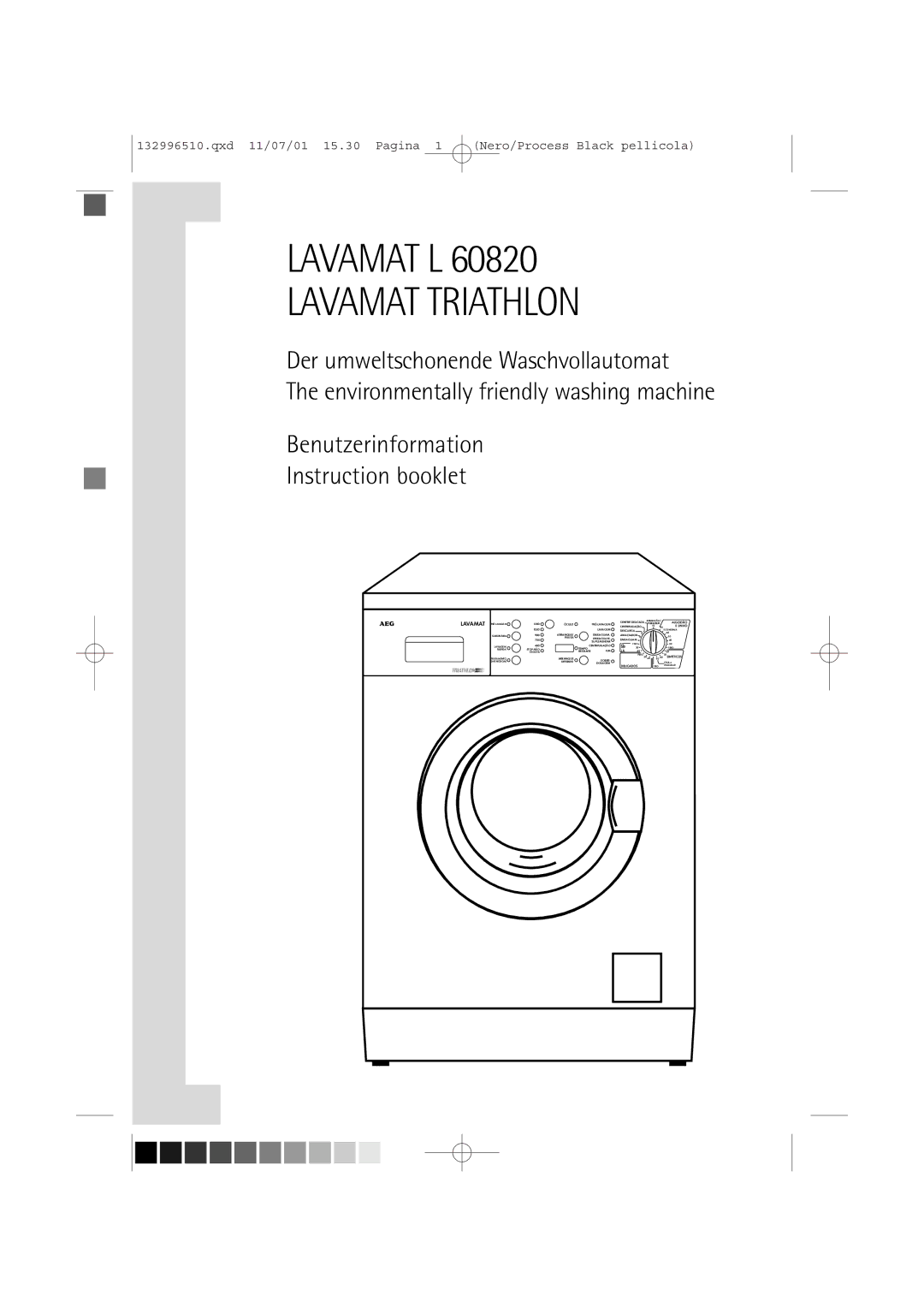 AEG 60820 manual Lavamat L Lavamat Triathlon 