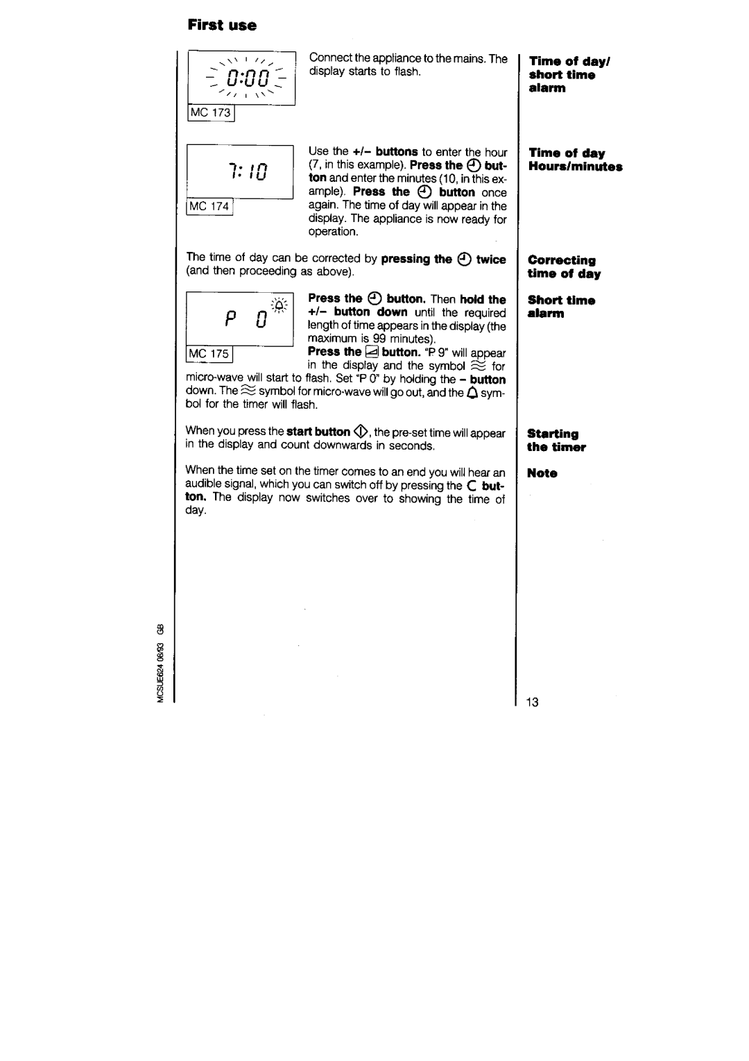 AEG 625 manual 