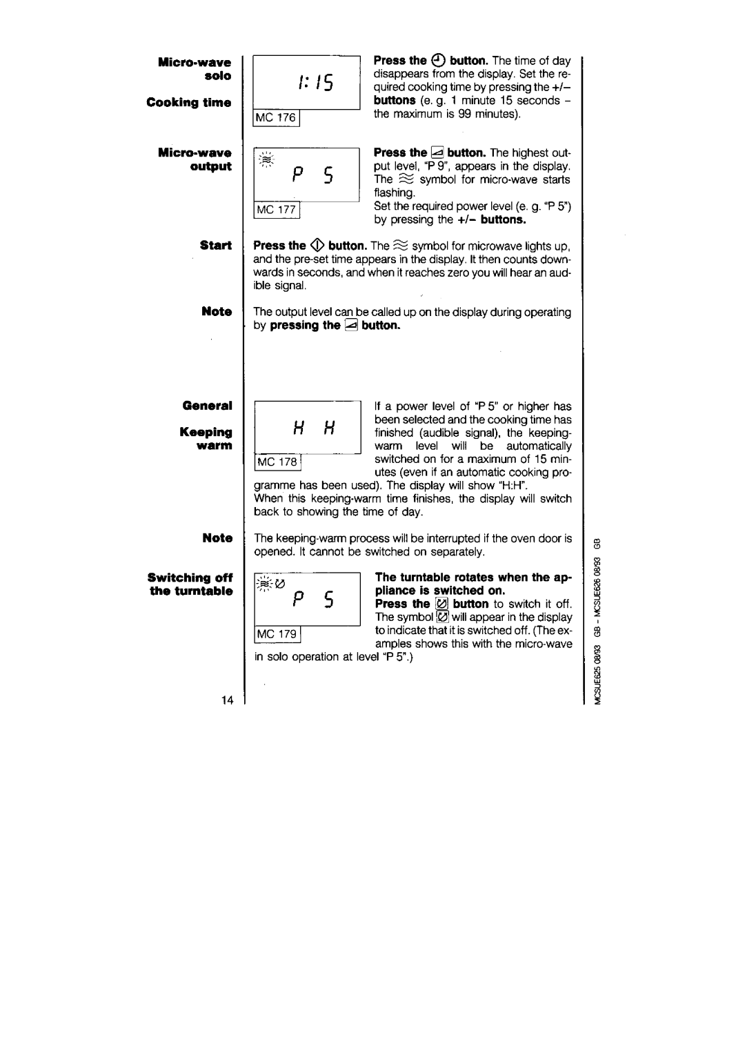 AEG 625 manual 