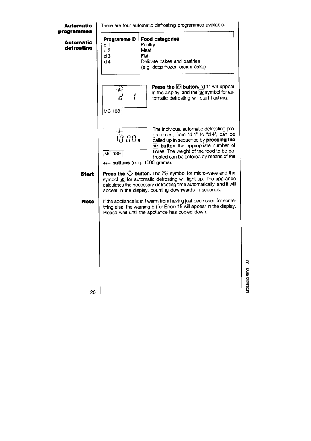 AEG 625 manual 