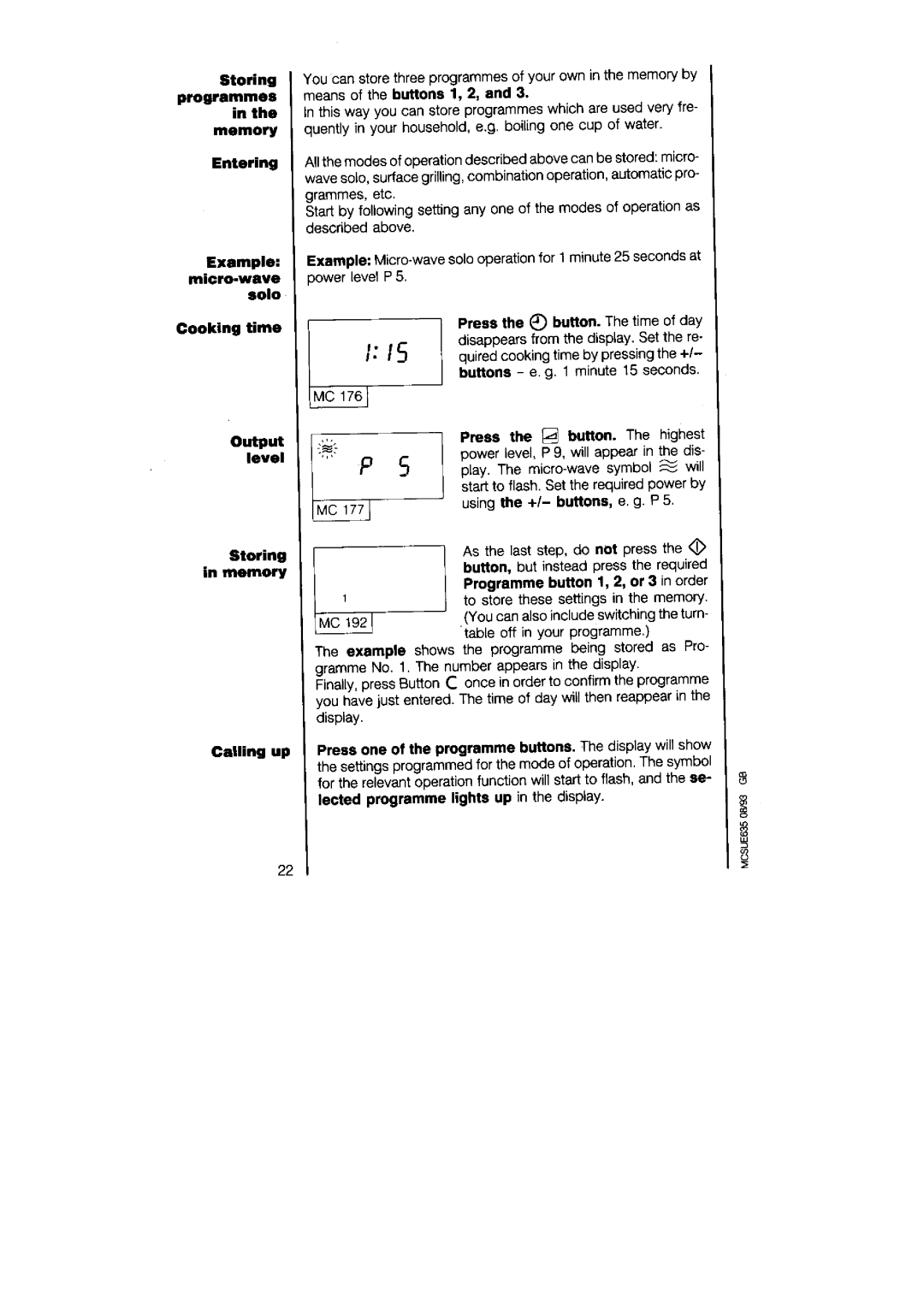 AEG 625 manual 